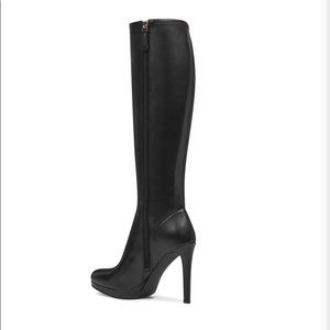 Leather 9-Wide Calf Boot- Nine West